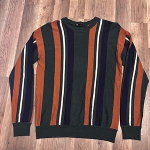 Vintage Far Simone multicoloured striped knit sweater